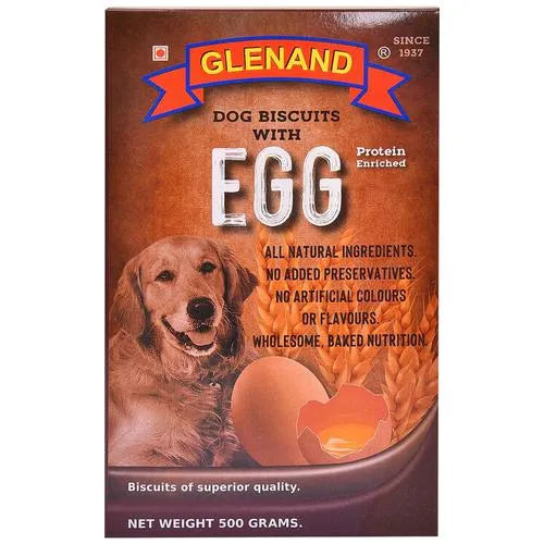 GLENAND DOG BISCUITS WITH EGG PROTEIN