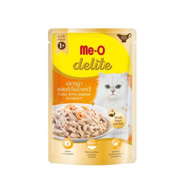 Me O Delite Tuna & Shrimp in Gravy Cat Wet Food