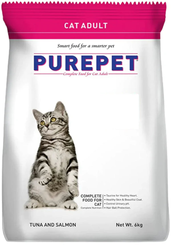 Purepet Tuna and Salmon Adult Cat Dry Food