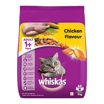 Whiskas Chicken Flavour Cat (Adult 1+) Dry Food